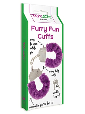 Furry Fun Cuffs - Purple