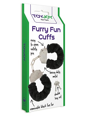 Furry Fun Cuffs - Black