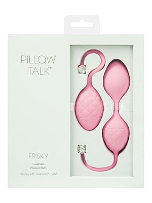 Frisky Ροζ ερωτικές μπάλες σιλικόνης -  Pillow Talk