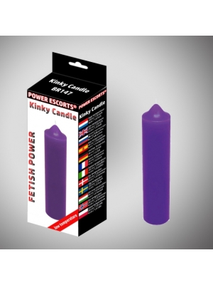 Kinky candle purple low temperature candle 20 cm