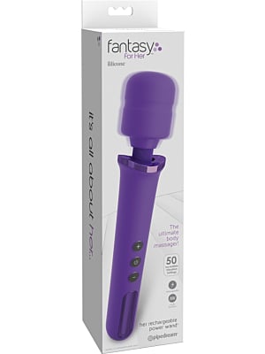 Επαναφορτιζόμενος Δονητής Pipedream Fantasy For Her Power Wand Massager - Μωβ