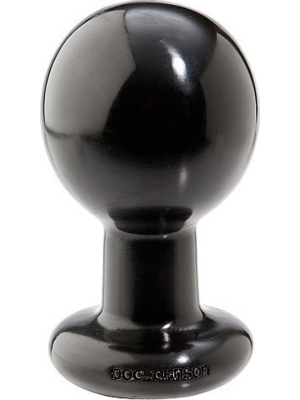 Λεία Στρογγυλή Πρωκτική Σφήνα Round Butt Plug Large (Black) - Pipedream