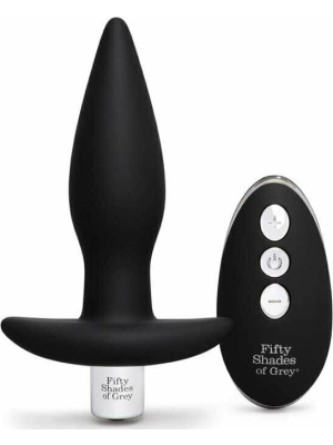 Relentless Vibrations Remote Control Butt Plug - Black
