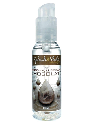 Βρώσιμο Λιπαντικό Personal Edible Lubricant 100ml (Σοκολάτα) - Splash & Slide - Ερωτικό Gel Νερού