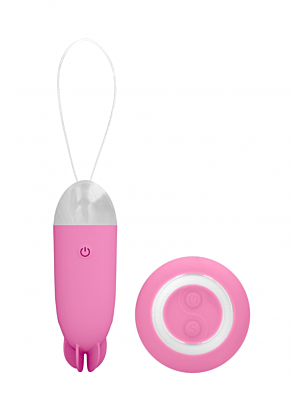 Noah - Dual Rechargeable Vibrating Remote Toy - Pink
