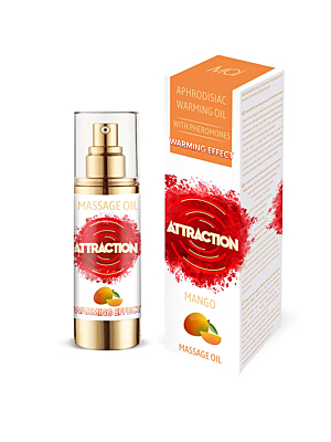 Θερμαντικό Λάδι για Ερωτικό Μασάζ με Φερομόνες - Attraction Mai Pheromone Massage Oil Mango 30 ml - Αφροδισιακό Gel Σώματος
