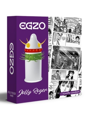 EGZO JOLLY ROGER STIMULATING CONDOM (24)