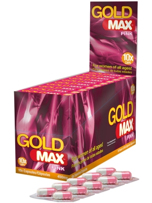 Φυτικά Ισχυρά Γυναικεία Διεγερτικά Χάπια GoldMAX 450mg (10 pcs)