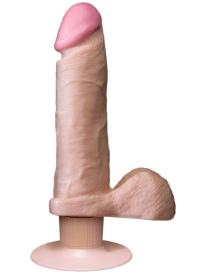 The Realistic Cock Vibro with Suction Cup Flesh 6in