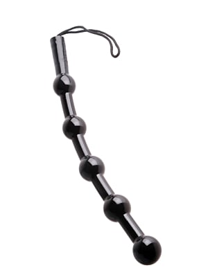Πρωκτικές Μπάλες - Πρωκτικές Μπίλιες Anal Beads Μ 43cm (Black) - XX-DREAMSTOYS
