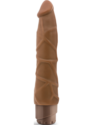 DR. SKIN COCK VIBE 1 9INCH COCK, MOCHA