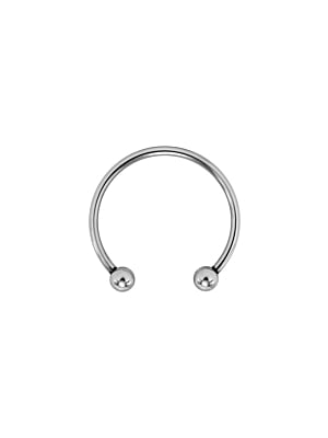 Torc open metal glans ring 4cm