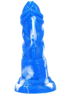 XXL Ομοίωμα Πέους Monster Dildo Nox 18cm - Blue/White - Μη Ρεαλιστικό Πέος