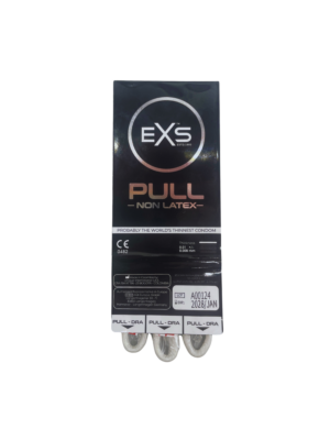 EXS Pull - Non-Latex Condoms - 3 Pieces