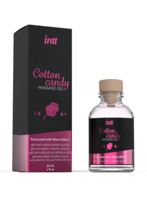 INTT - ORAL SEX MASSAGE GEL WITH COTTON CANDY FLAVOR AND HEATING EFFECT 30ml