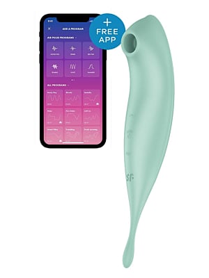 Twirling Pro Connect App - Mint Clitoral Vibrator