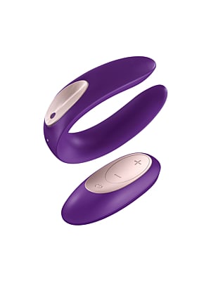 Τηλεχειριζόμενος Δονητής Ζευγαριών Double Fun Satisfyer, μαύρο