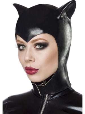 Λάτεξ Μάσκα Catwoman - One Size - Μαύρη