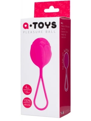 Κολπική Μπάλα A-Toys Silicone Vaginal Pleasure Ball (Ροζ) - ToyFa