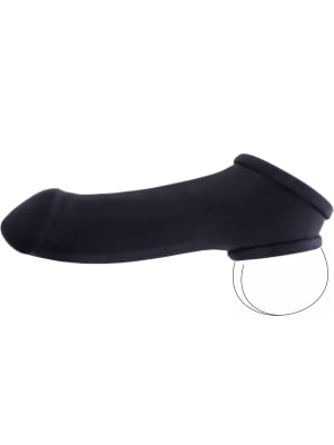 Προέκταση Πέους Latex Penis Sleeve Erik 13 cm - Μαύρη