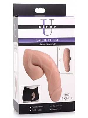 Large Bulge Packer Dildo - 6.5" Light