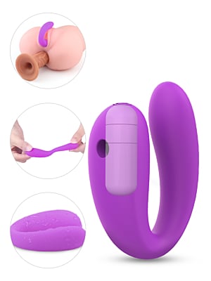 Couple Silicone Petal Vibrator Torque