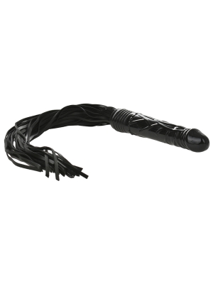 BDSM Ομοίωμα Πέους με Μαστίγιο Whip Tail Dildo 68 cm (Μαύρο) - Guilty Toys