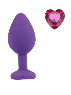 Brighty Butt plug Small Silicone Purple/Pink
