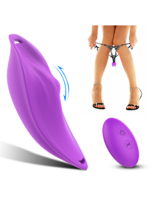 Vibrator Clitoris + Bikini Molly Remote Control Silicon USB Purple