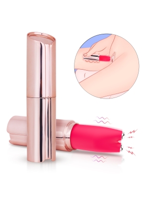 Επαναφορτιζόμενος Κλειτοριδικός Δονητής Lipstick Kelly με 9 Λειτουργίες Δόνησης & 3 Ηλεκτροδιέγερσης - Γυναικεία Ερωτικά Παιχνίδια