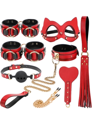 BDSM set Cat Woman Red/Black 