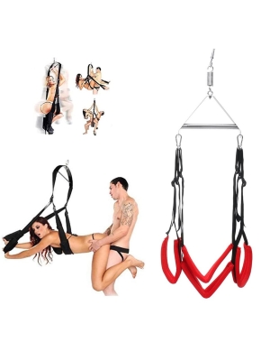 360 Degrees Rotation Sex Swing with Ceiling Metal Support