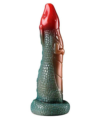 Dragon Snake Silicone Dildo with Suction Cup 19 cm