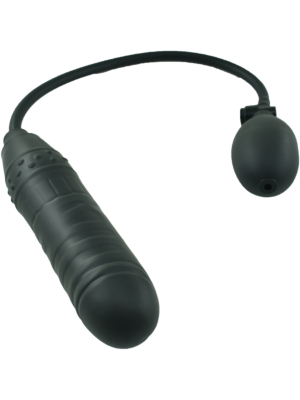Inflatable Dildo, Black, 15 cm, Guilty Toys