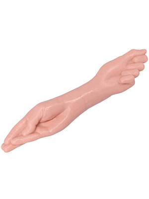 Dildo Fisting Double Hand, PVC, Natural, 36 cm, Mokko Toys