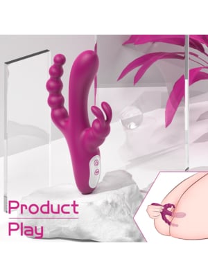 Vibrator Flirt 9 Modes Vibrating Silicon USB 