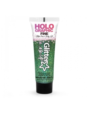 Holographic Glitter Face Gels dust12ml-green