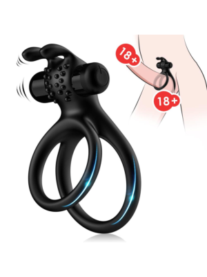 Cock and Ball Ring Traveler black