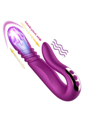 Deluxe Twirling Vibrating Thruster PURPLE
