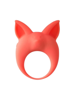 Δονούμενο Δαχτυλίδι Πέους Mimi Animals Kitten Kyle Cock Ring - Πορτοκαλί - Penis Ring - Ανδρικό Sex Toy