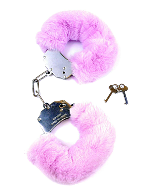 Furry Cuffs Light Pink
