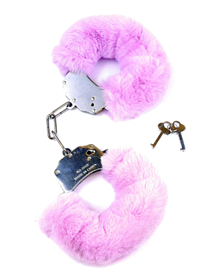 Furry Cuffs Light white