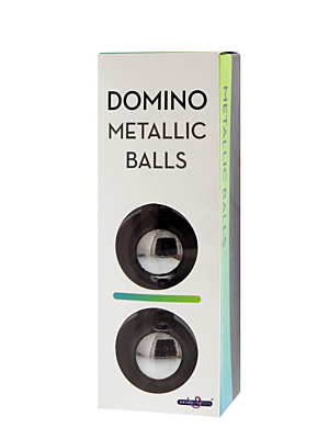 DOMINO METALLIC BALLS - SILVER