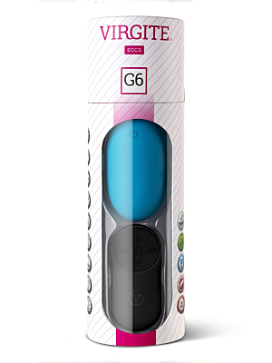 VIRGITE G6 RECHARGEABLE BLUE VIBRATING EGG