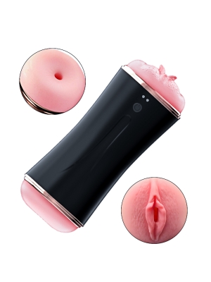Vibrating Masturbation Cup USB 10 function + Interactive Function / Double Ends