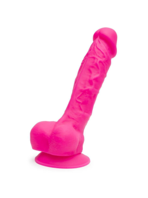 Ρεαλιστικό Ομοίωμα Πέους Colours Pleasures Dildo με Όρχεις 20 cm (Ροζ) - NS Novelties