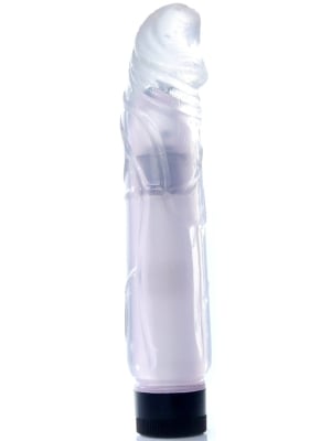 Ρεαλιστικός Δονητής Juicy Jelly Multispeed 22 cm - Clear