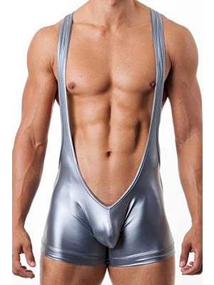 Silver shiny bodysuit 