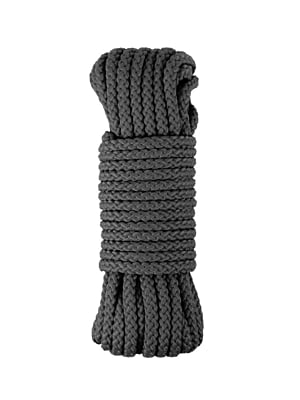 SM BONDAGE RIGID BLACK ROPE 10M