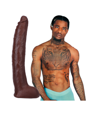 Vac U Lock Ultraskyn Hung Damion Dayski - Realistic ULTRASKYN Dildo